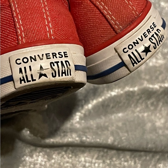 Rare Red Heart Converse size 3Y - Picture 12 of 13